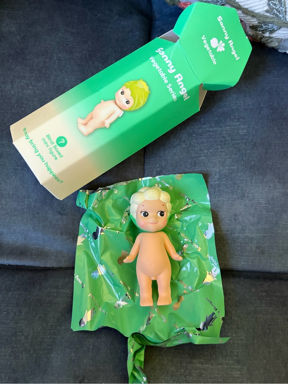 Sonny Angel Vegetable Series Green Hair Collectible Figure